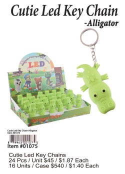 Cutie LED Keychain-Alligator